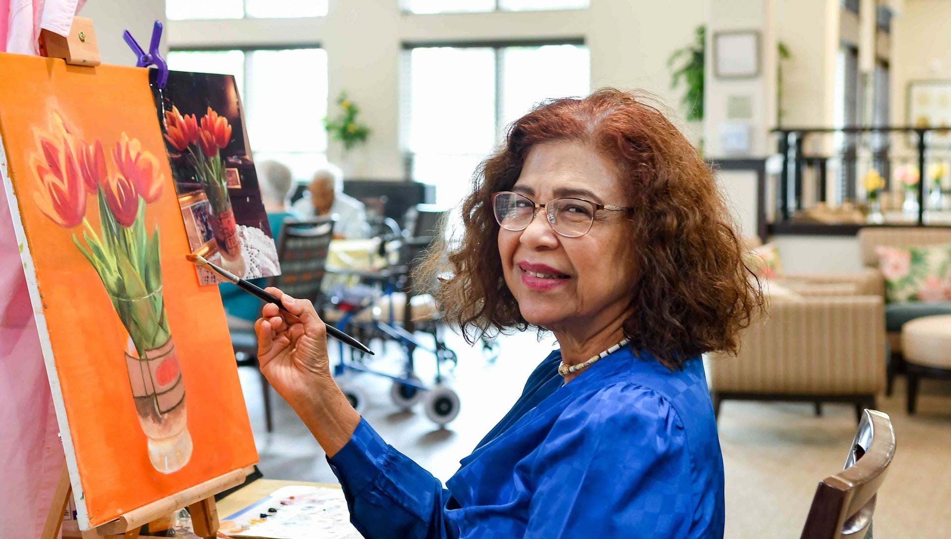 The Rio Grande resident painting